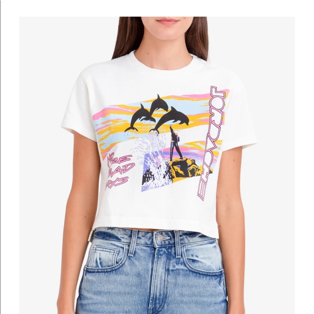 NO MORE BAD DAYS CROPPED T-SHIRT